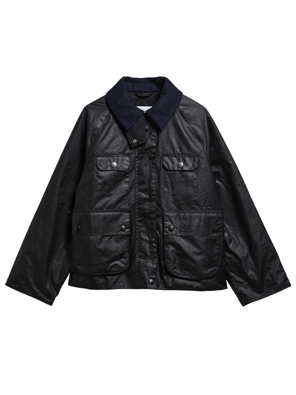 Barbour Giacca cerata Spey Barbour x A.P.C. Blu