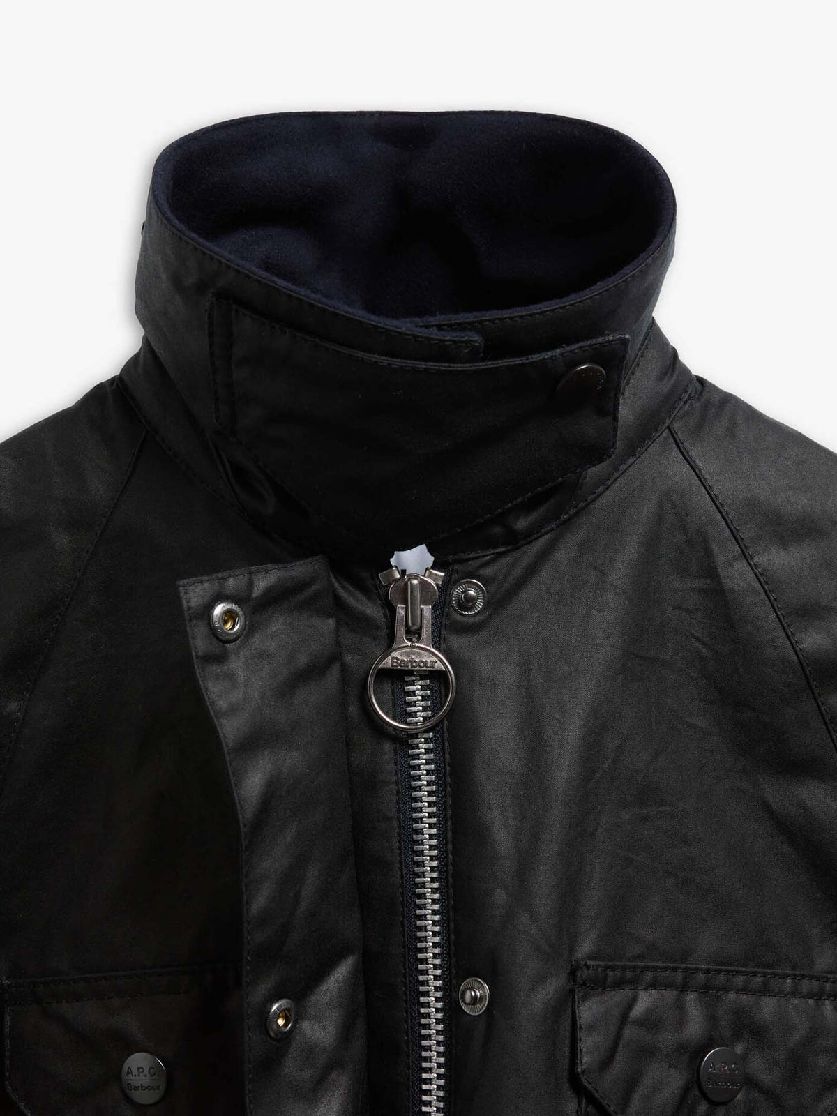 Barbour Giacca cerata Spey Barbour x A.P.C. Blu