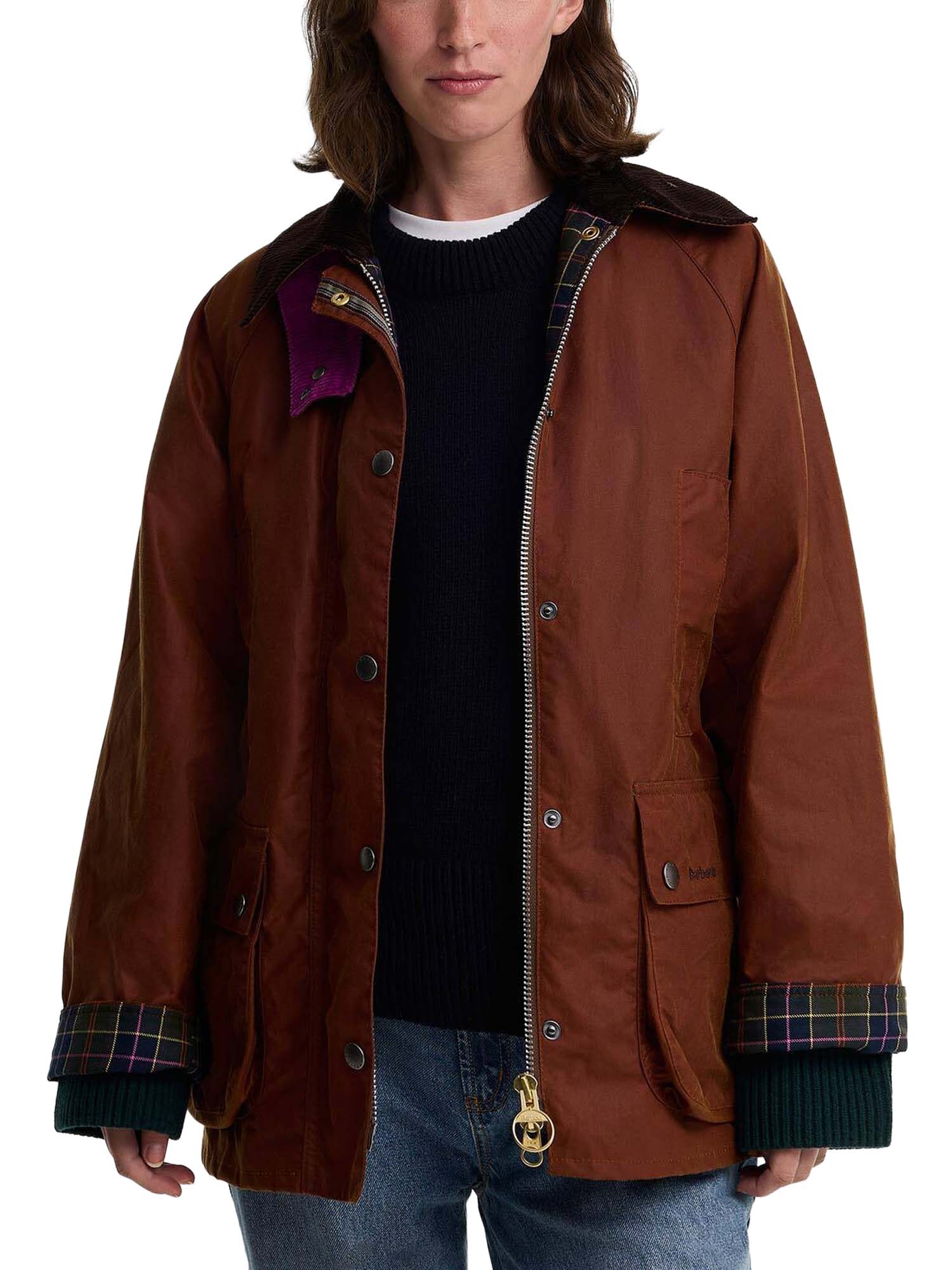 Barbour Giacca cerata Beaufort da donna Paul Smith Loves Barbour Marrone