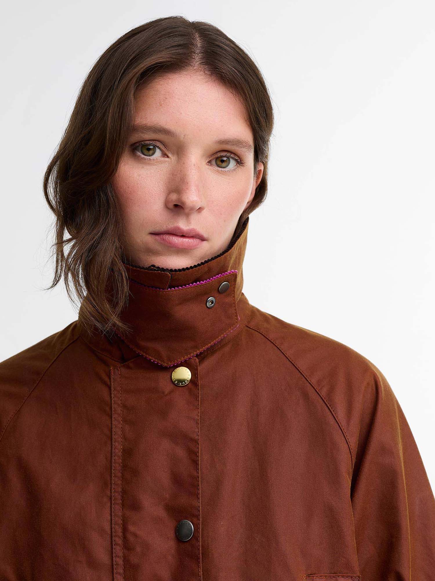 Barbour Giacca cerata Beaufort da donna Paul Smith Loves Barbour Marrone