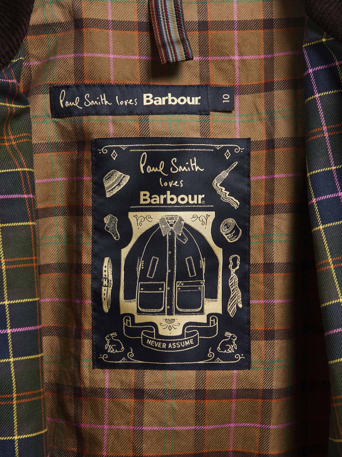 Barbour Giacca cerata Beaufort da donna Paul Smith Loves Barbour Marrone
