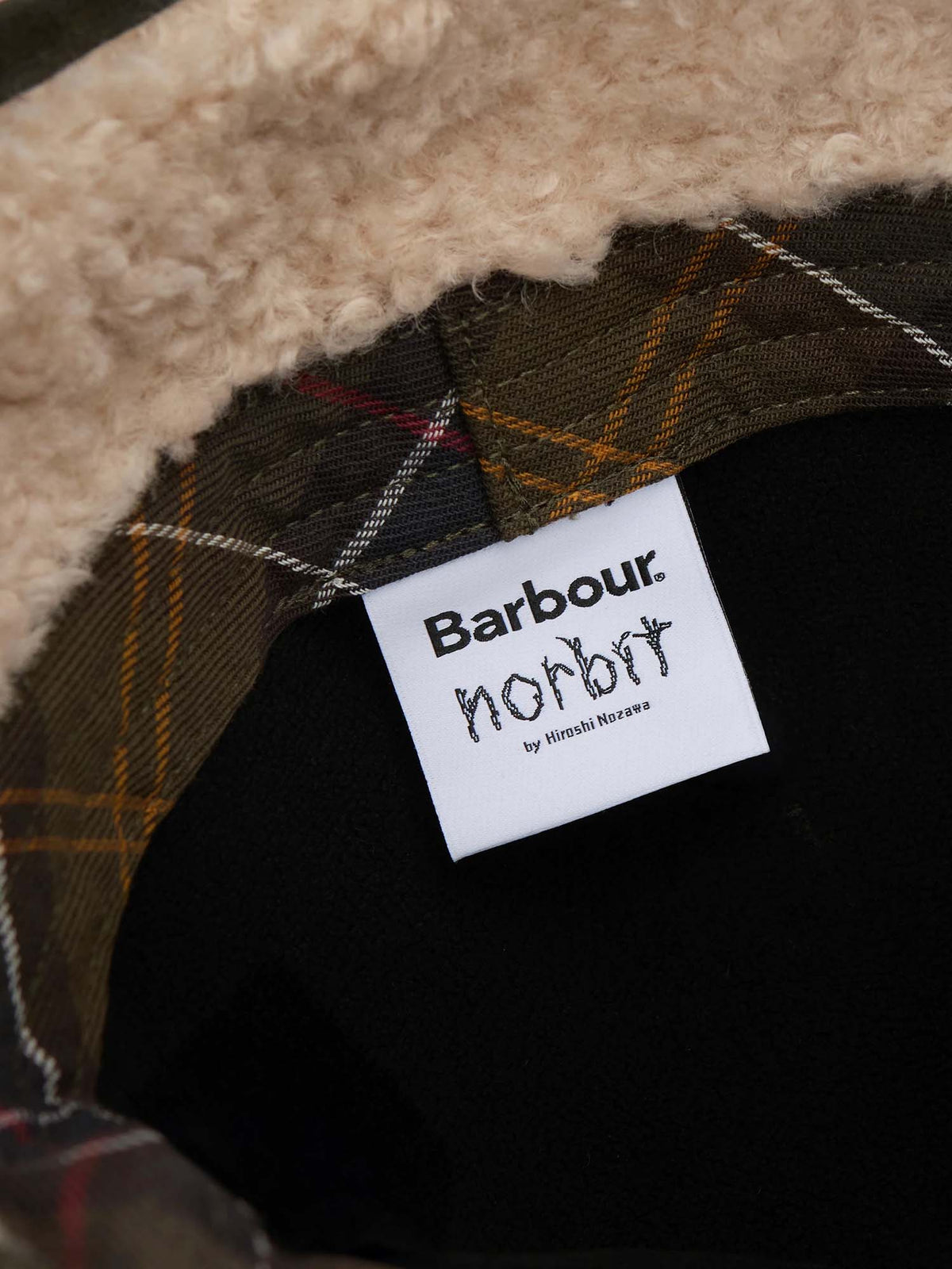 Barbour Cappellino cerato in stile aviatore Barbour x Norbit Verde
