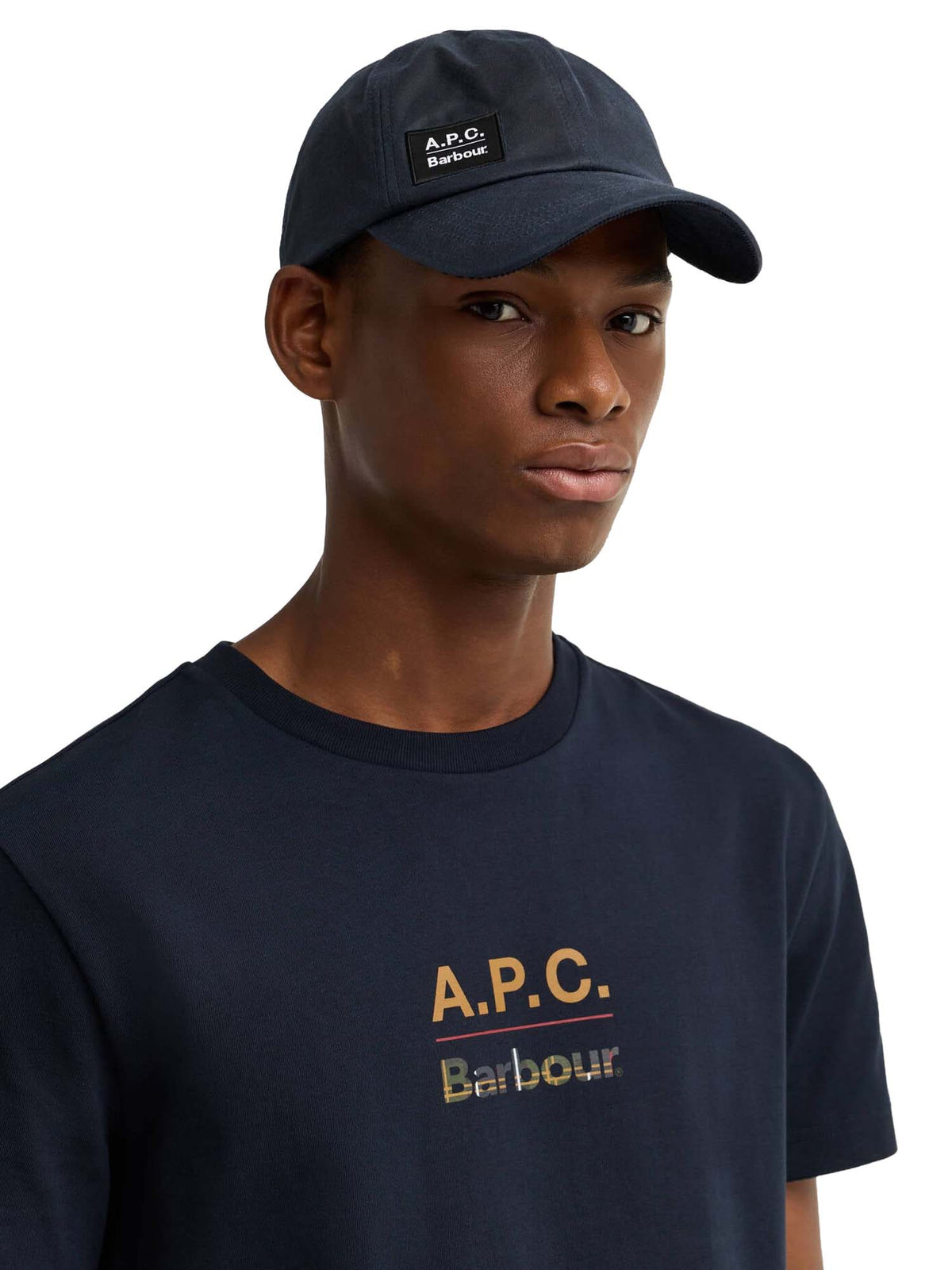 Barbour Cappellino cerato Barbour x A.P.C. Blu