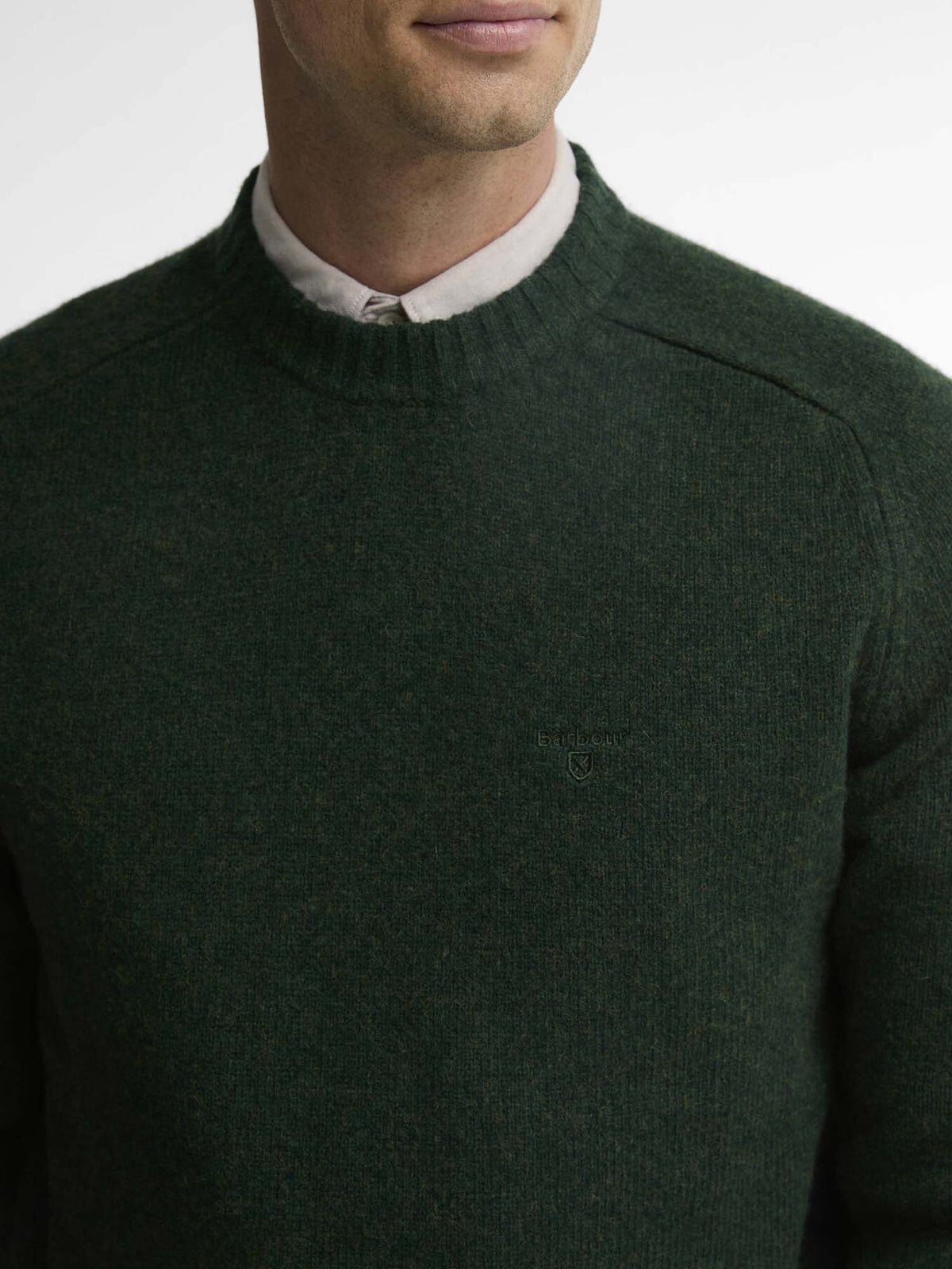 Barbour Maglione girocollo Newtown Verde