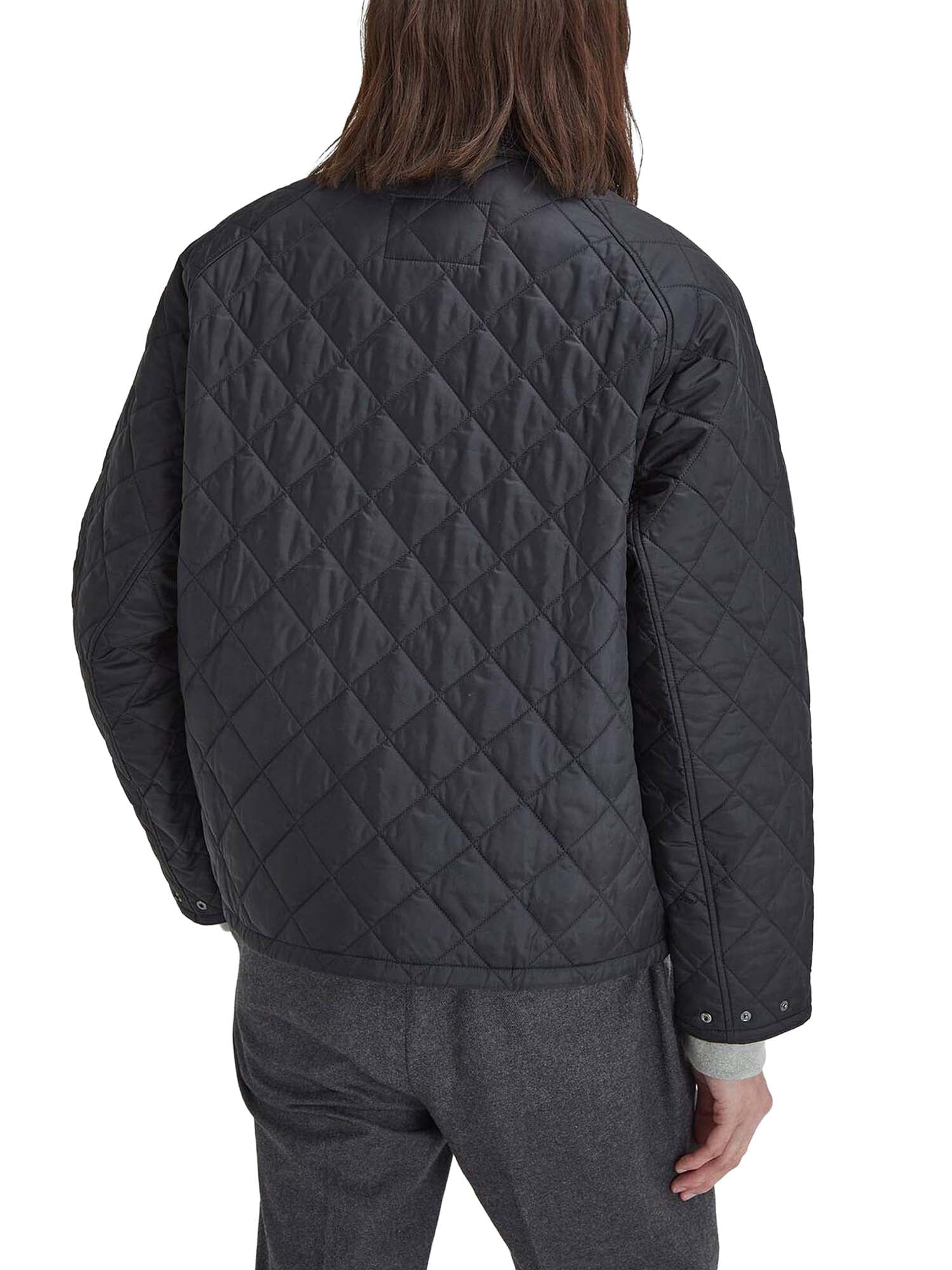 Barbour Giacca trapuntata Transport oversize Nero