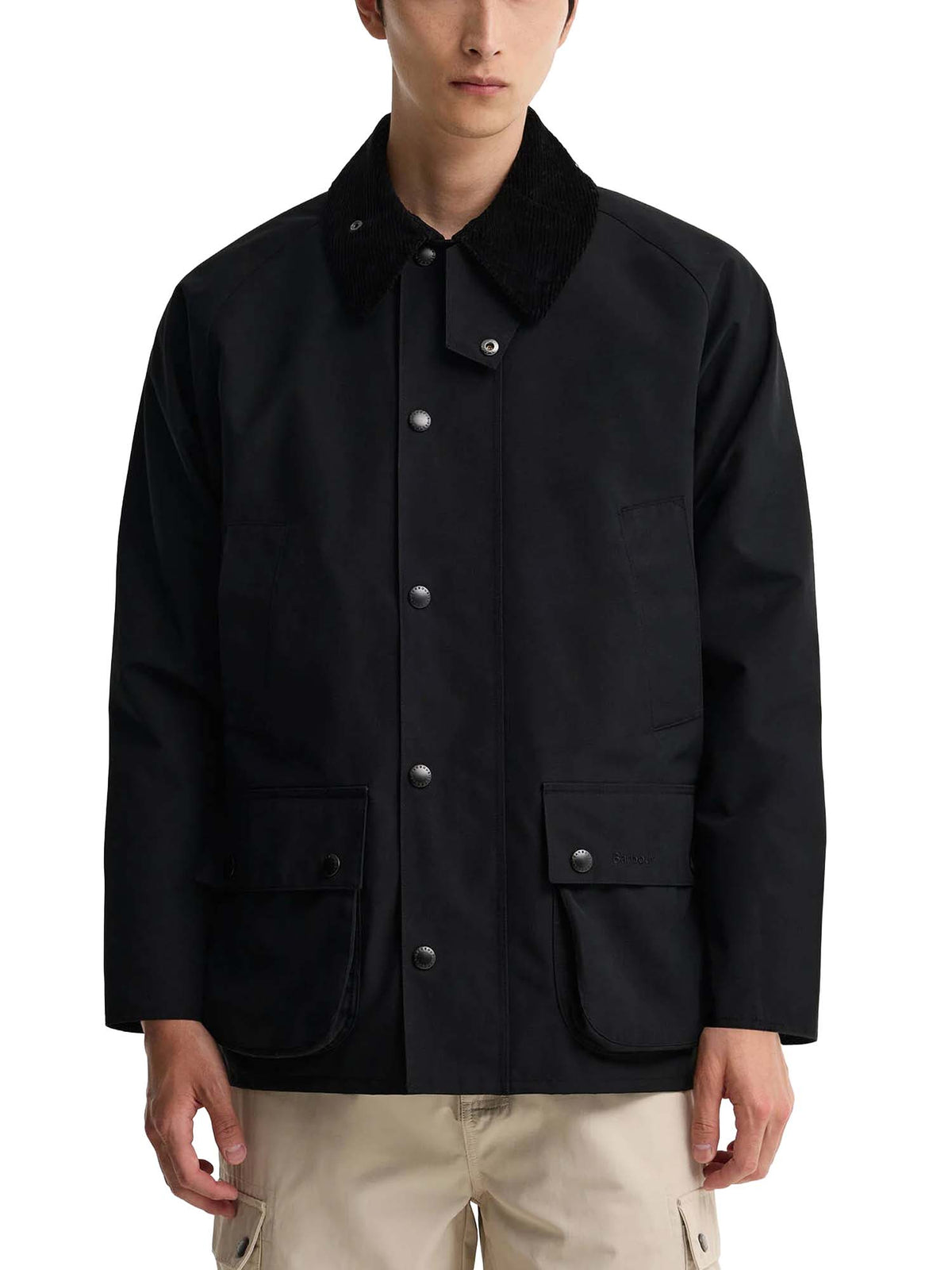 Barbour Giacca antipioggia Bedale dal taglio classico Nero