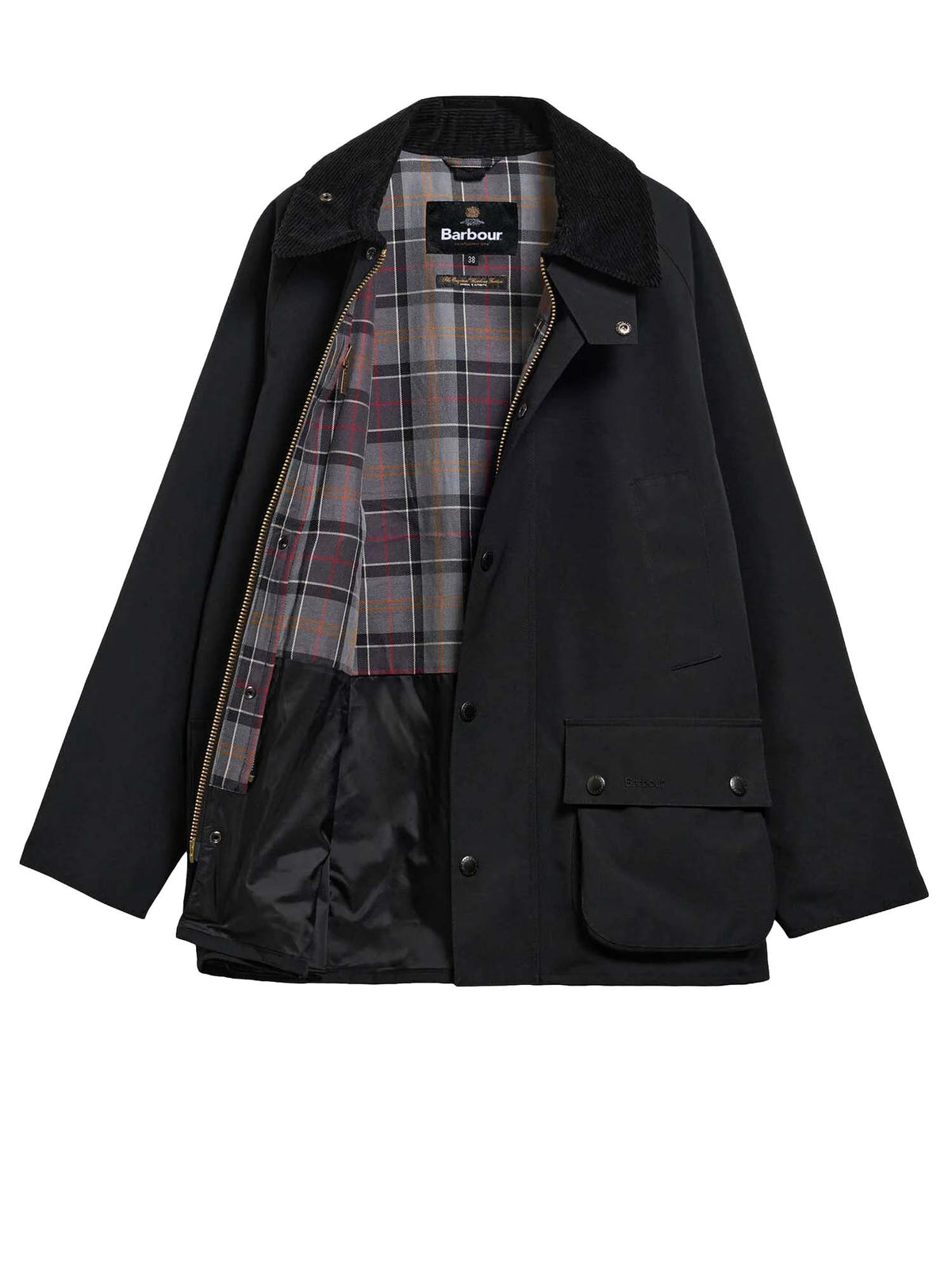 Barbour Giacca antipioggia Bedale dal taglio classico Nero