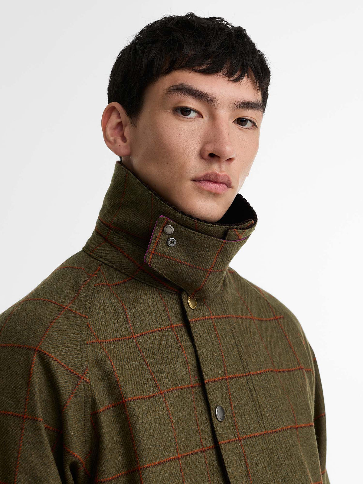 Barbour Giacca in lana Beaufort Paul Smith Loves Barbour Verde