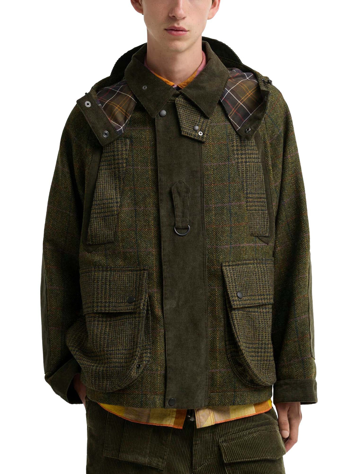Barbour Giacca in lana Barbour x Norbit Verde