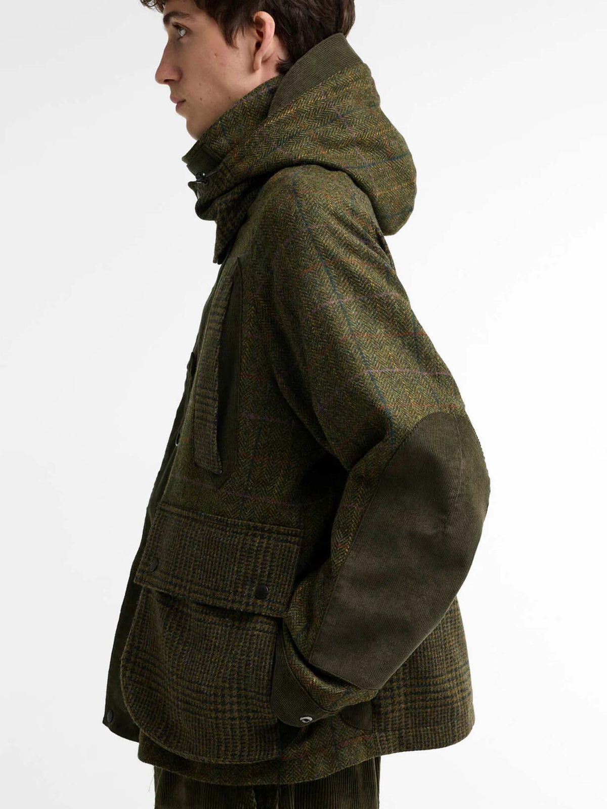 Barbour Giacca in lana Barbour x Norbit Verde