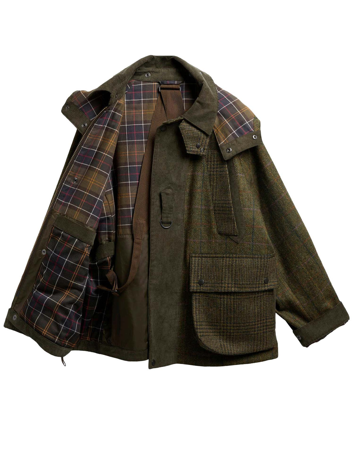 Barbour Giacca in lana Barbour x Norbit Verde