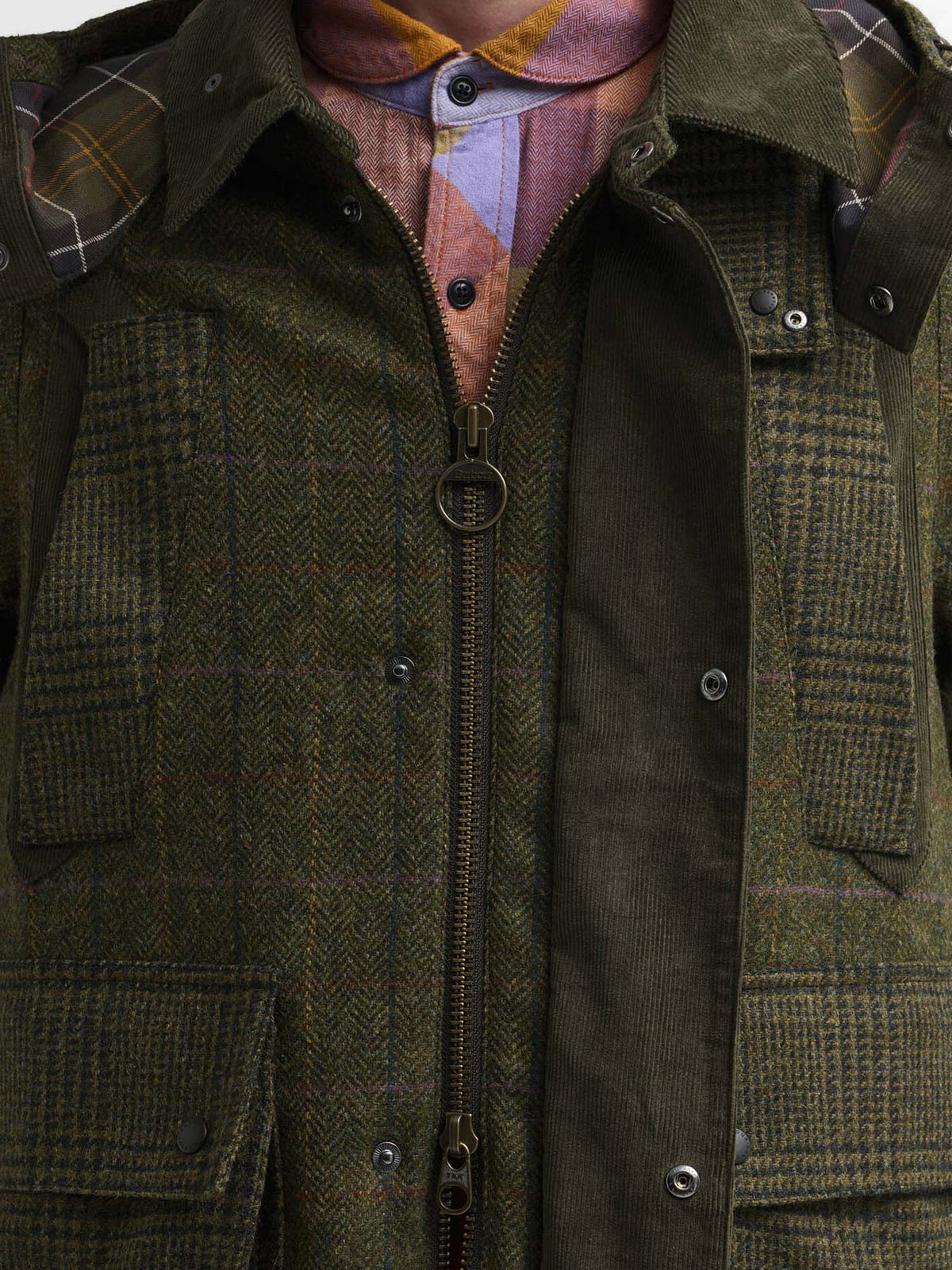 Barbour Giacca in lana Barbour x Norbit Verde