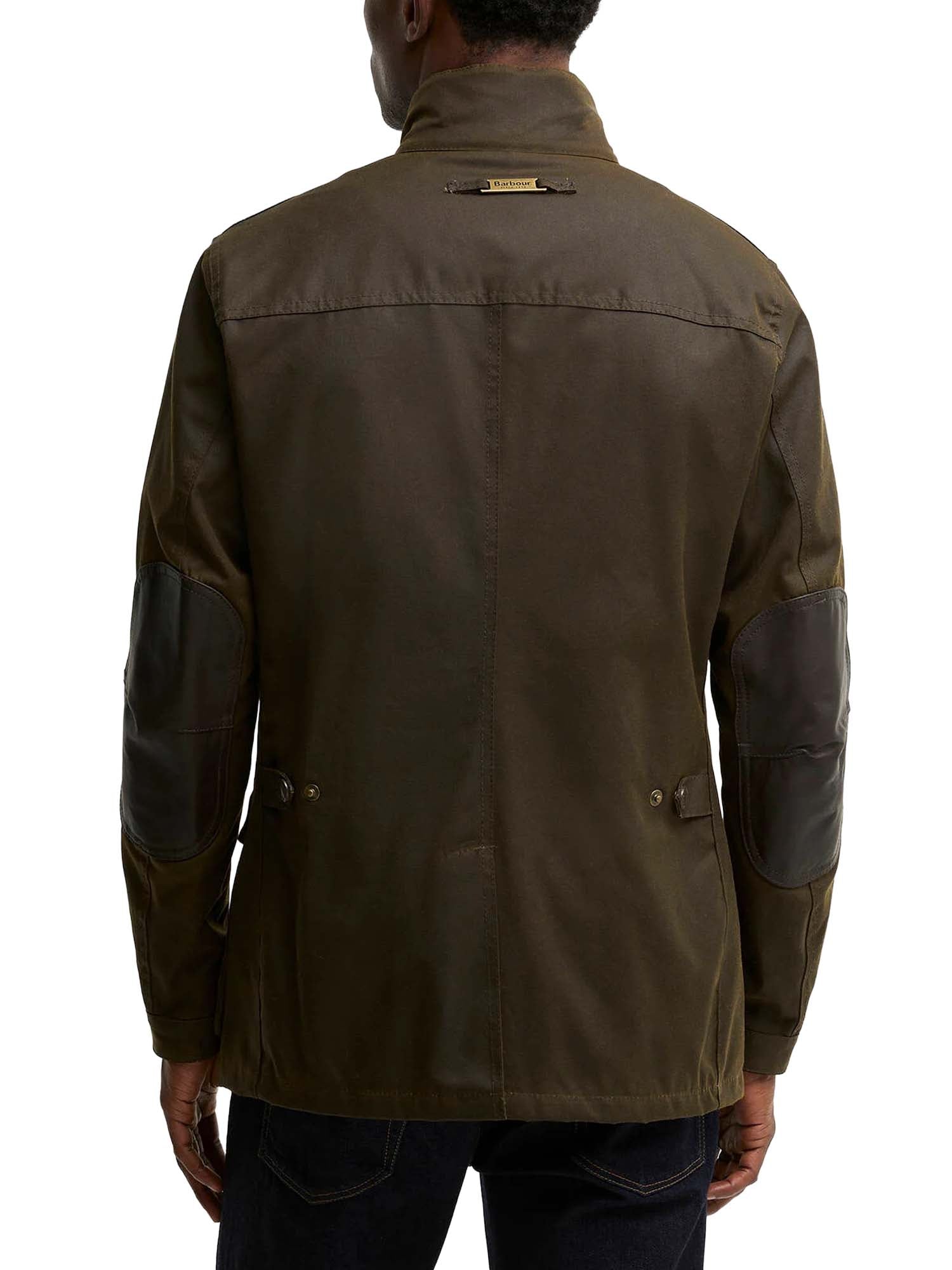 Barbour Giacca in cotone cerato Ogston Verde