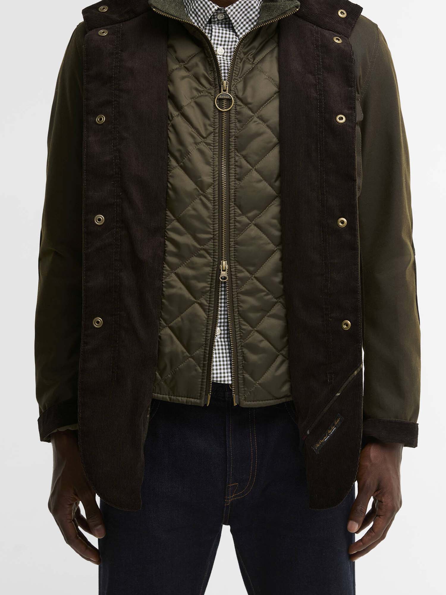 Barbour Giacca in cotone cerato Ogston Verde