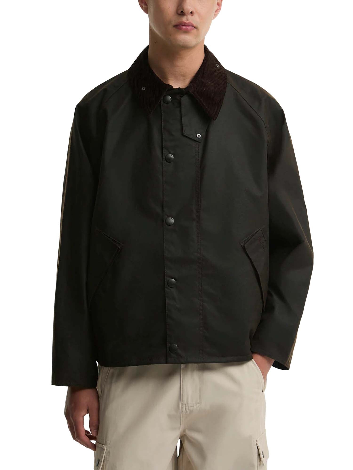 Barbour Giacca cerata OS Transport Marrone
