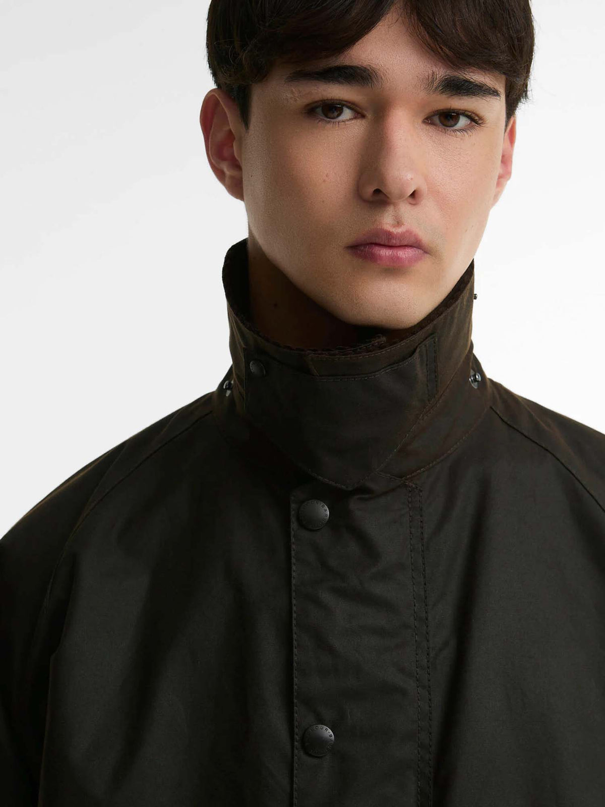 Barbour Giacca cerata OS Transport Marrone