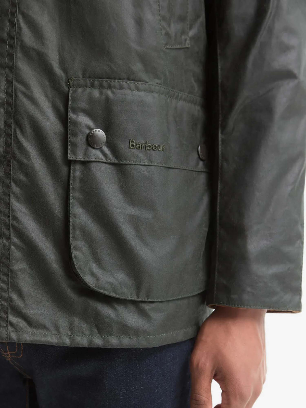 Barbour Giacca cerata Ashby Festive Verde