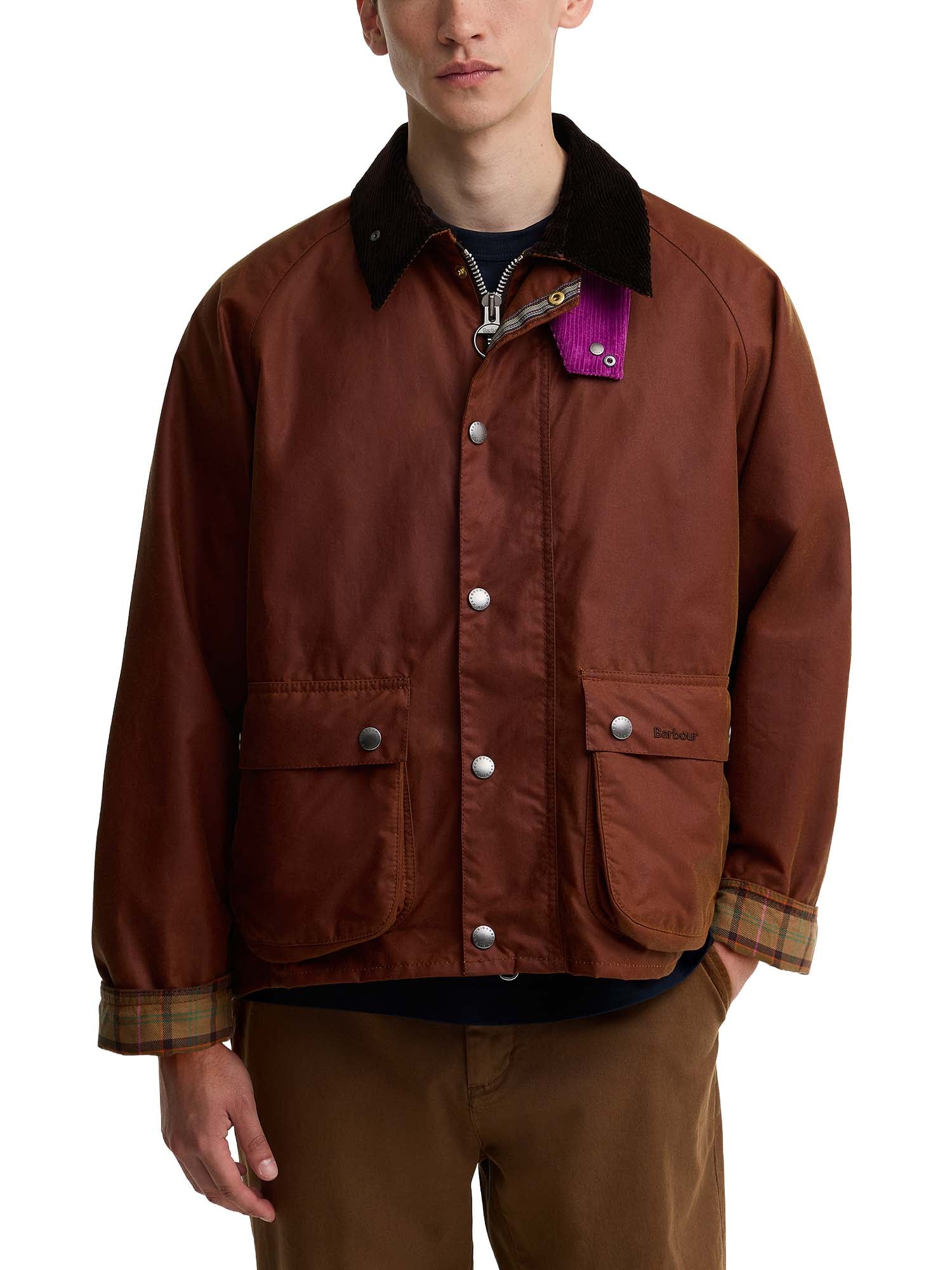 Barbour Giacca cerata Key Transport Paul Smith Loves Barbour Marrone