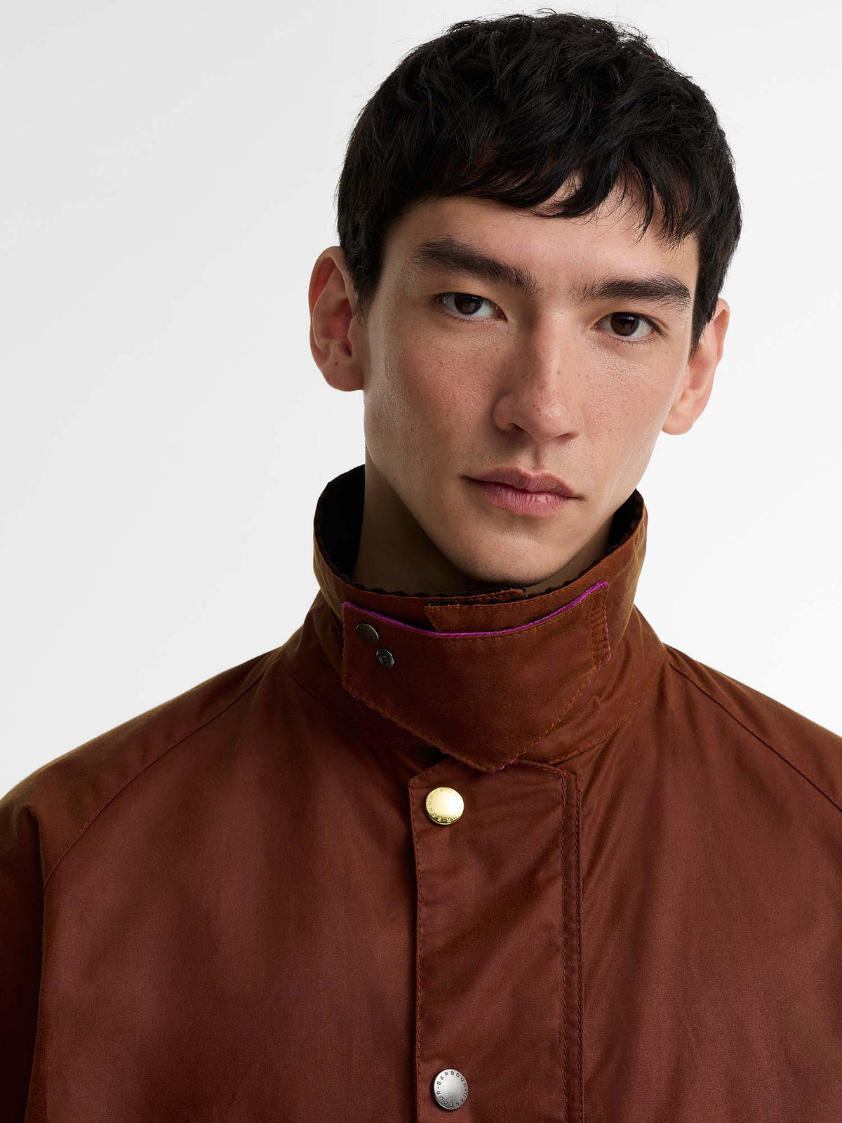 Barbour Giacca cerata Key Transport Paul Smith Loves Barbour Marrone