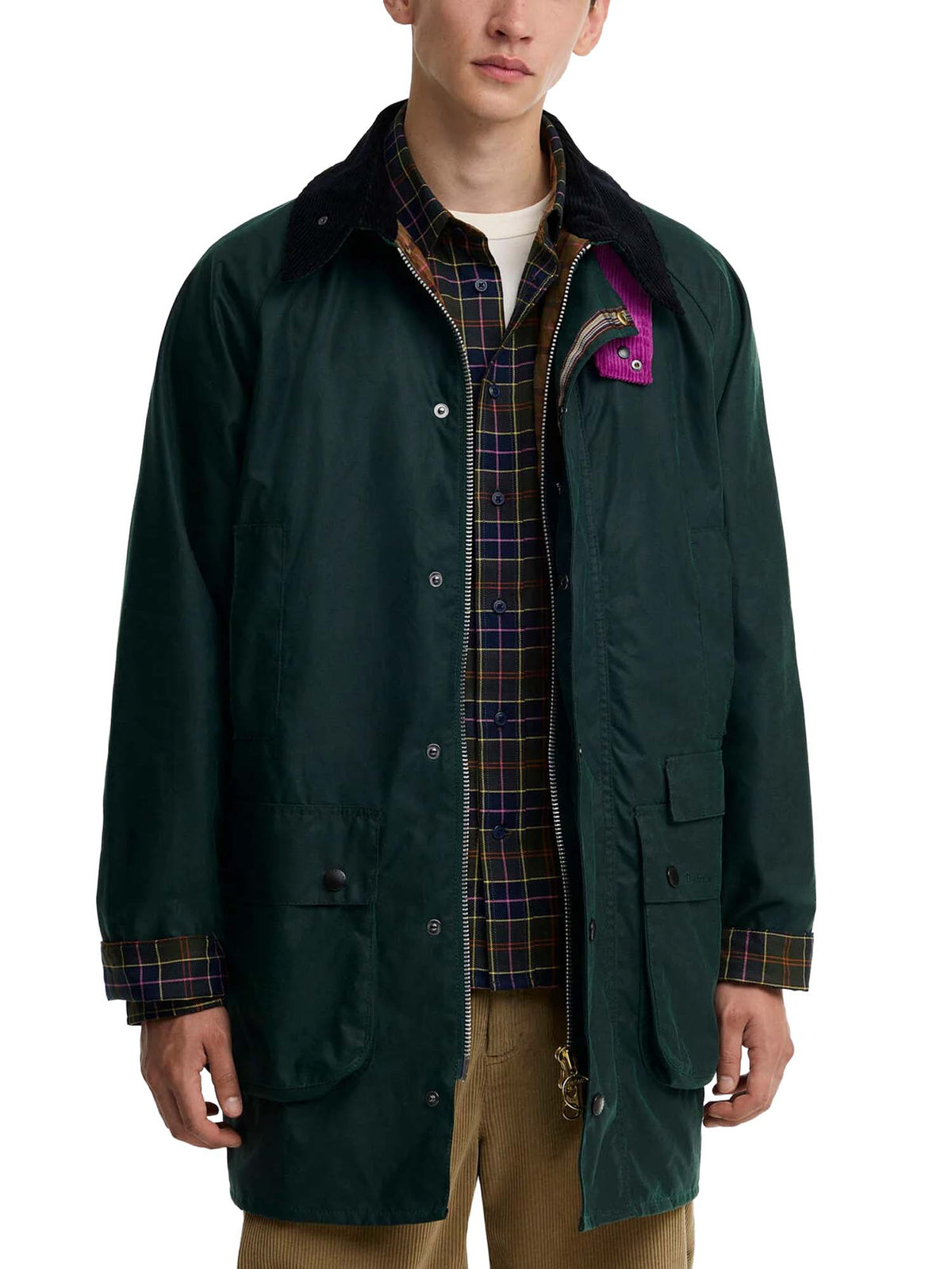 Barbour Giacca cerata Gamefair Paul Smith Loves Barbour Verde