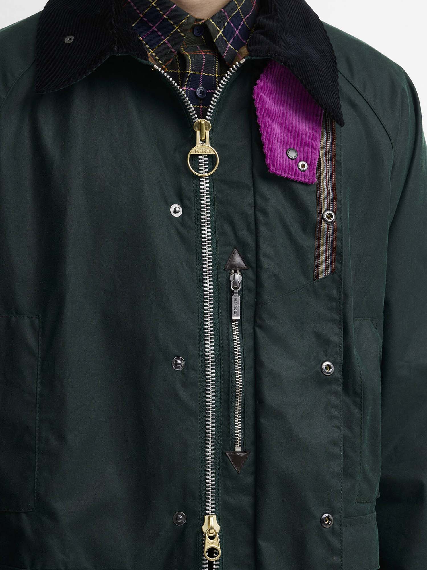 Barbour Giacca cerata Gamefair Paul Smith Loves Barbour Verde