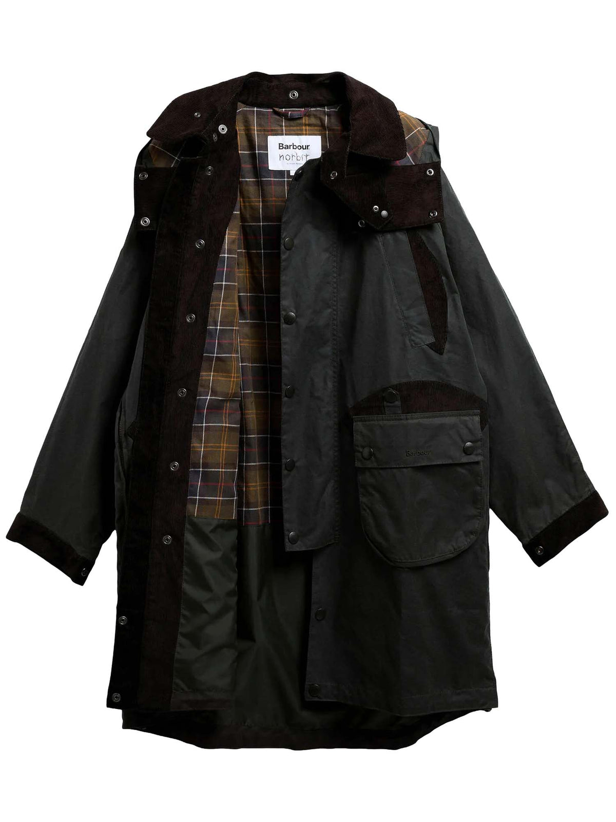 Barbour Giacca cerata lunga Barbour x Norbit Verde
