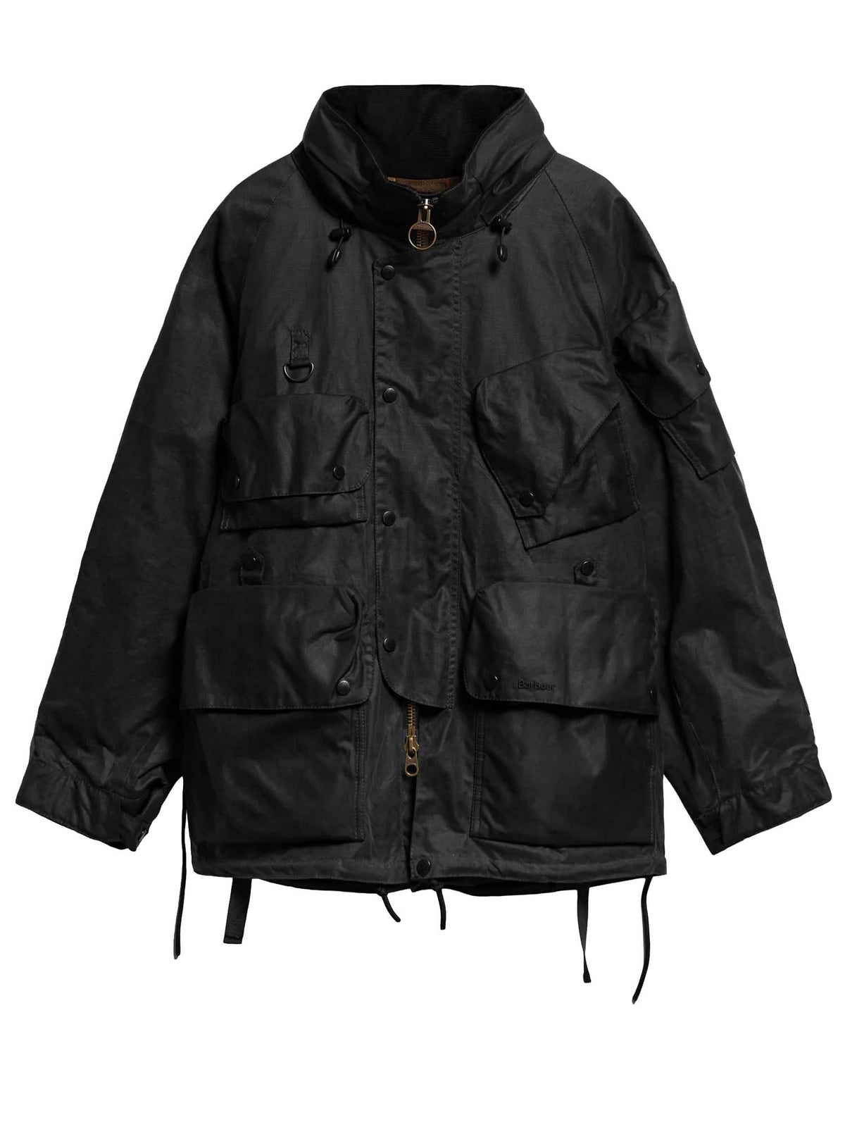 Barbour Giacca cerata in tessuto ripstop Barbour x Norbit Nero
