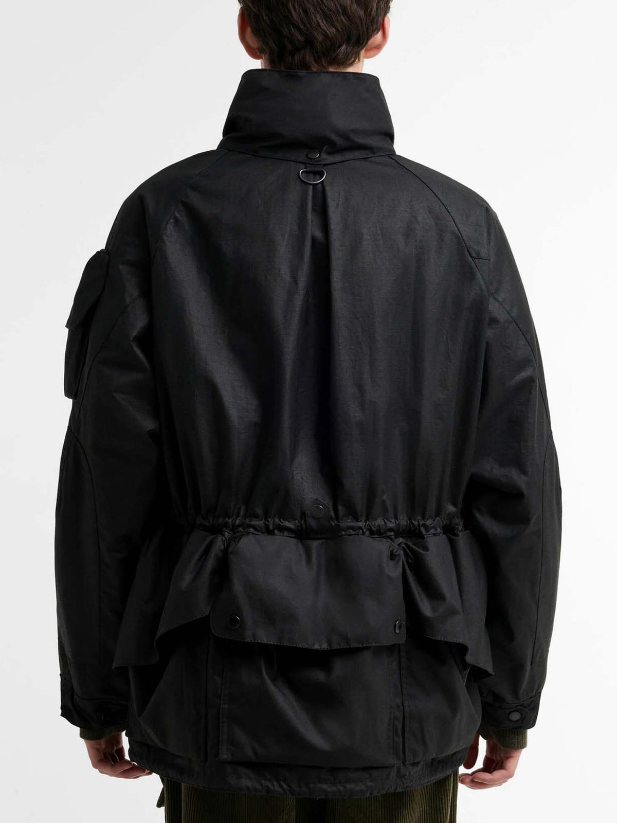 Barbour Giacca cerata in tessuto ripstop Barbour x Norbit Nero