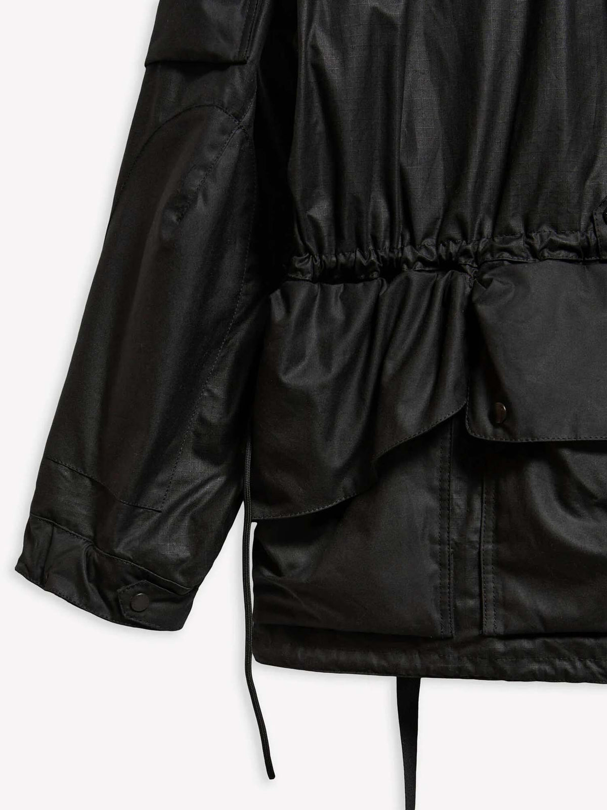 Barbour Giacca cerata in tessuto ripstop Barbour x Norbit Nero