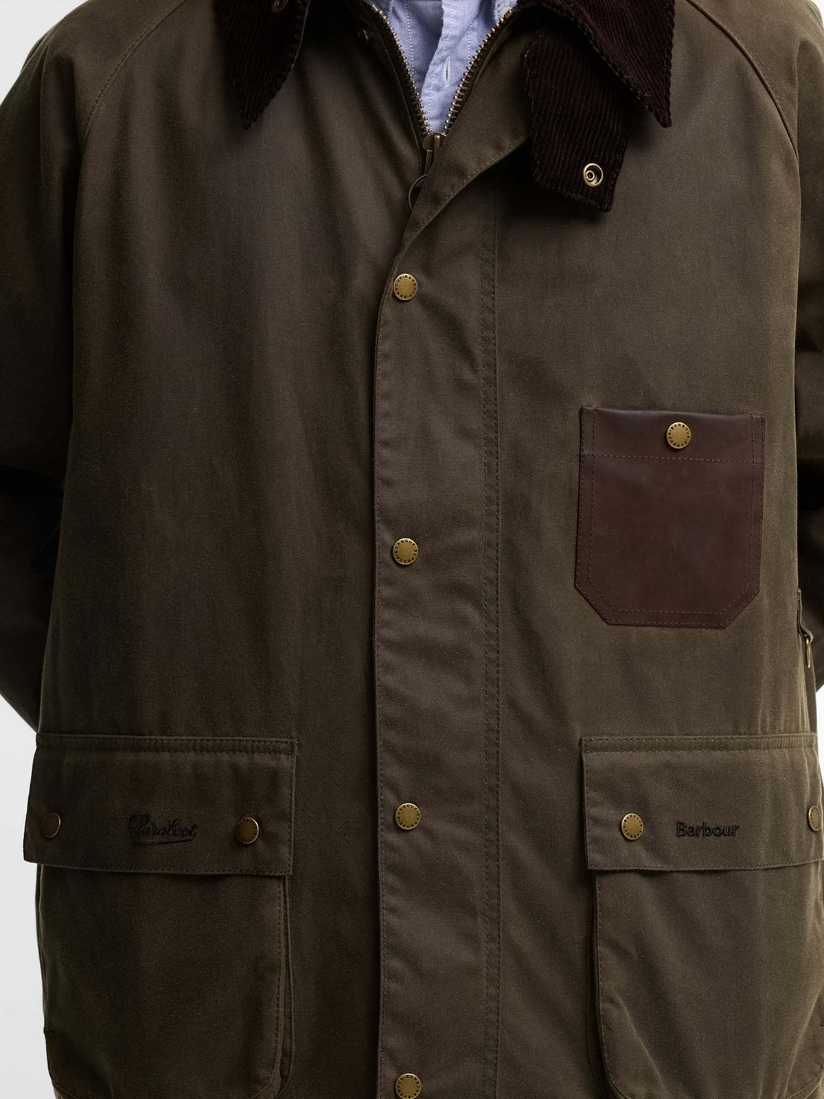 Barbour Giacca cerata Bedale Barbour x Paraboot Verde