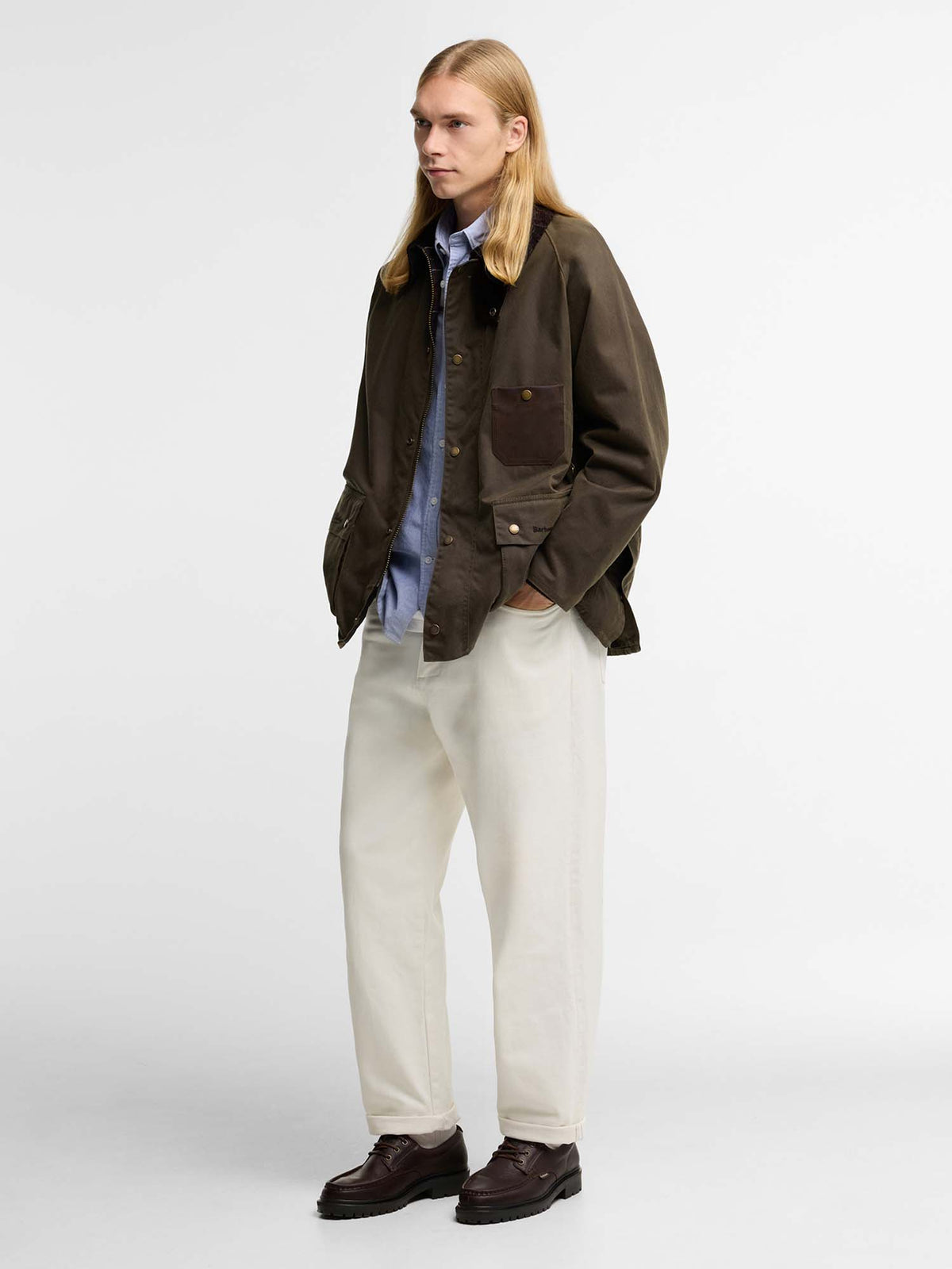 Barbour Giacca cerata Bedale Barbour x Paraboot Verde