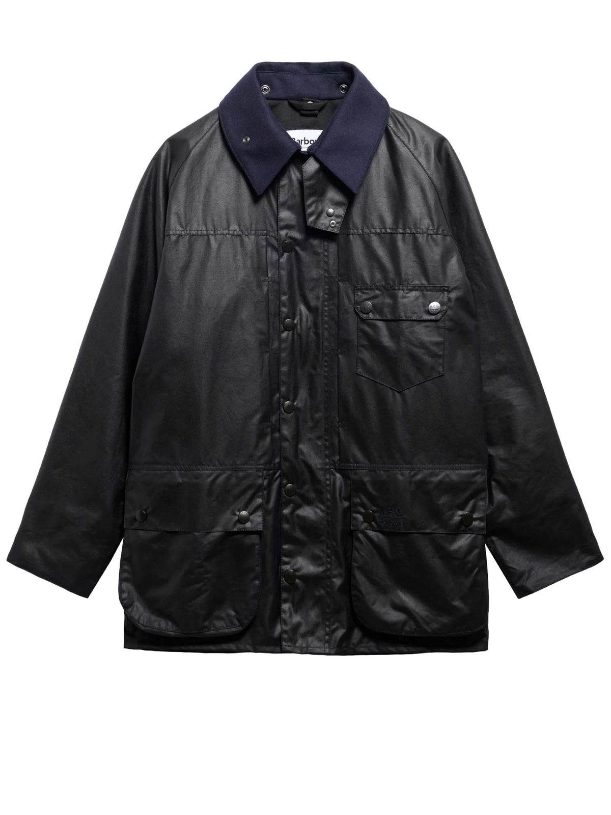 Barbour Giacca cerata Beaufort Barbour x A.P.C. Blu