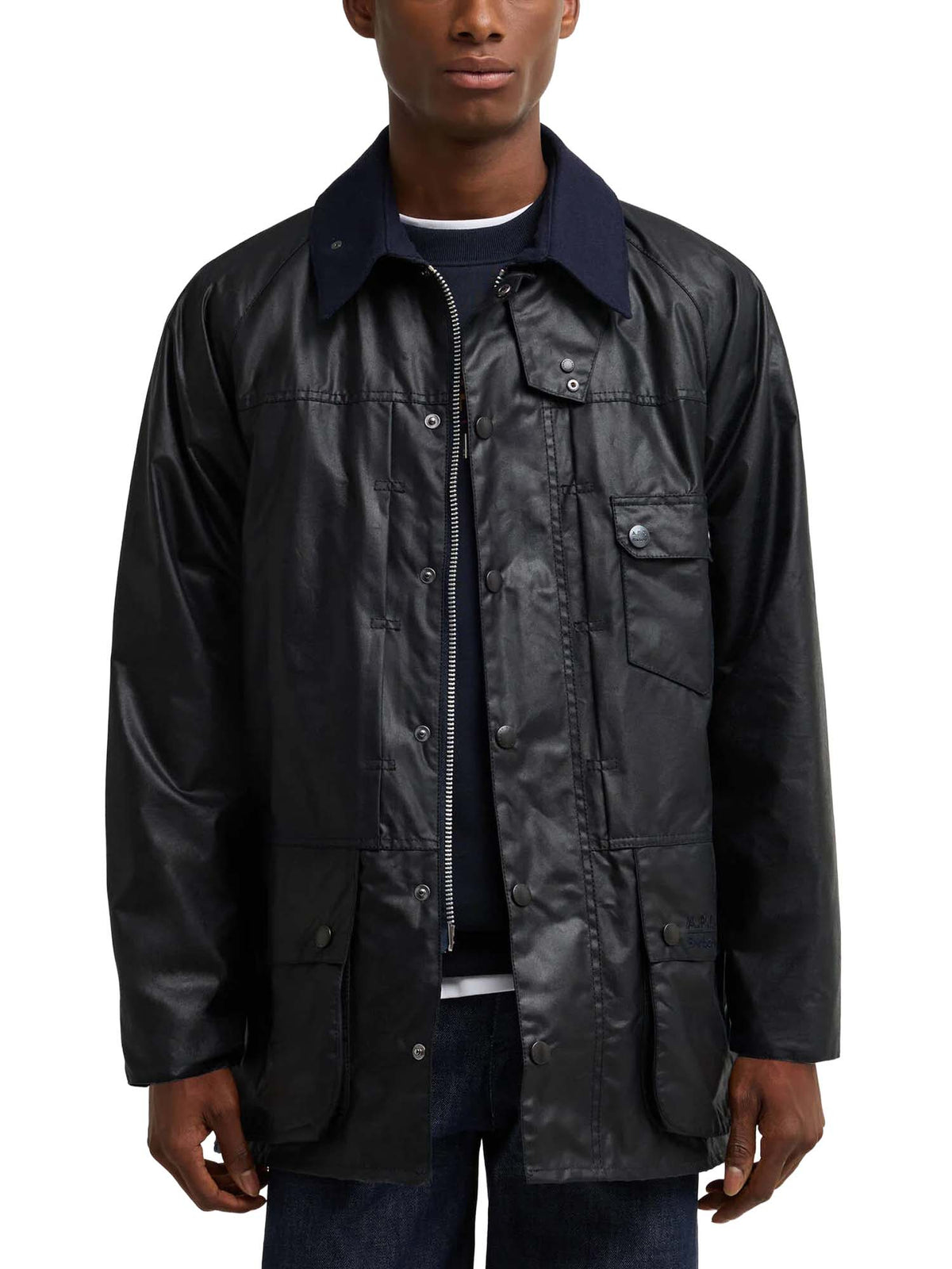 Barbour Giacca cerata Beaufort Barbour x A.P.C. Blu