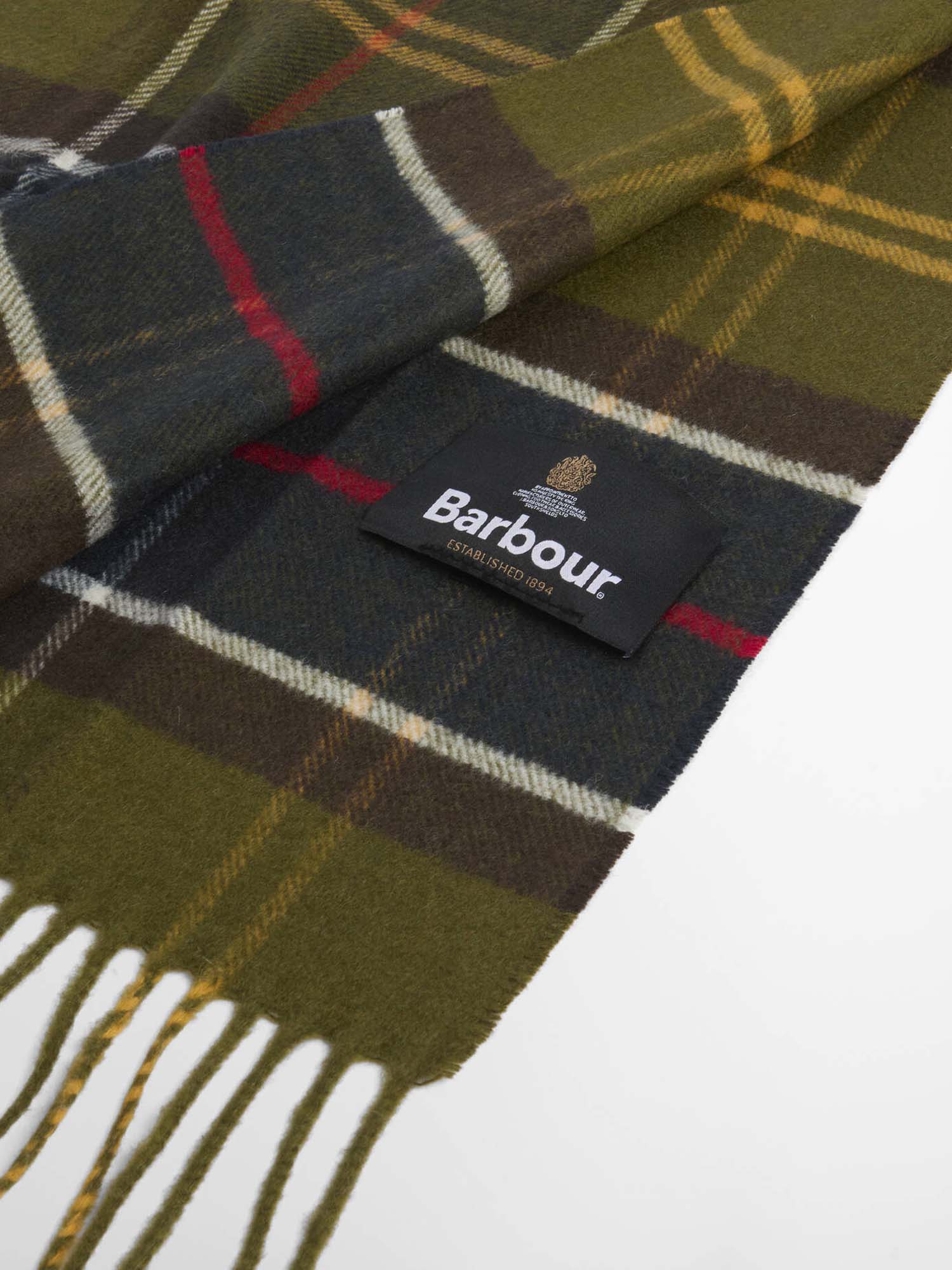 Barbour Sciarpa Yaxley Tartan Multicolore