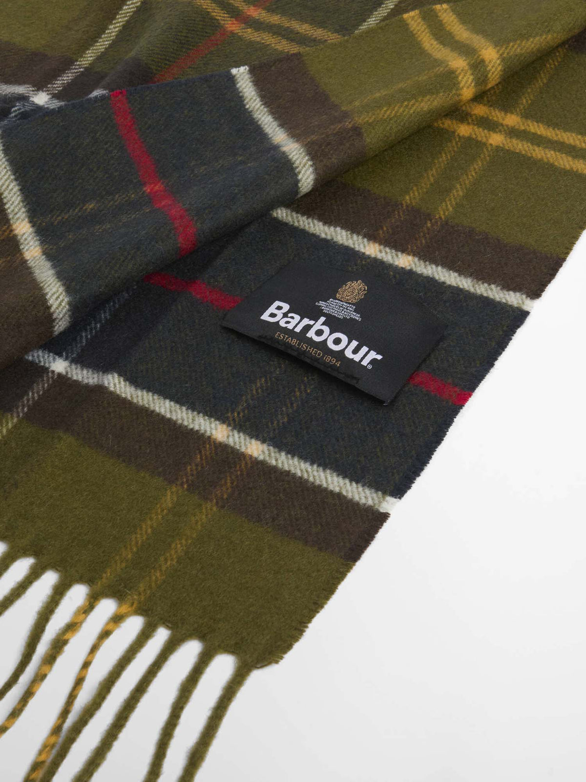 Barbour Sciarpa Yaxley Tartan Multicolore