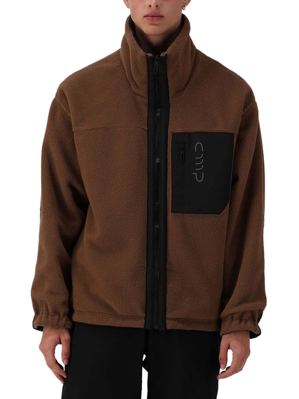 Cmp Giacca Uomo Reversibile Teddy Fur Marrone