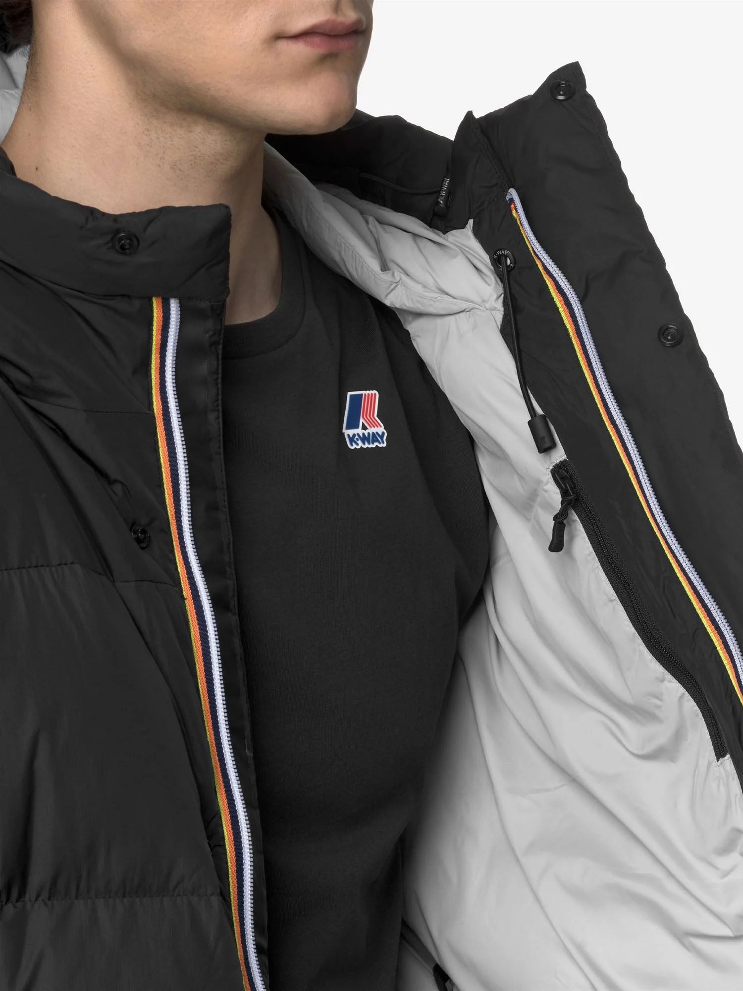 K-way Giacca Le Vrai 4.0 Aurele Heavy Warm Nero