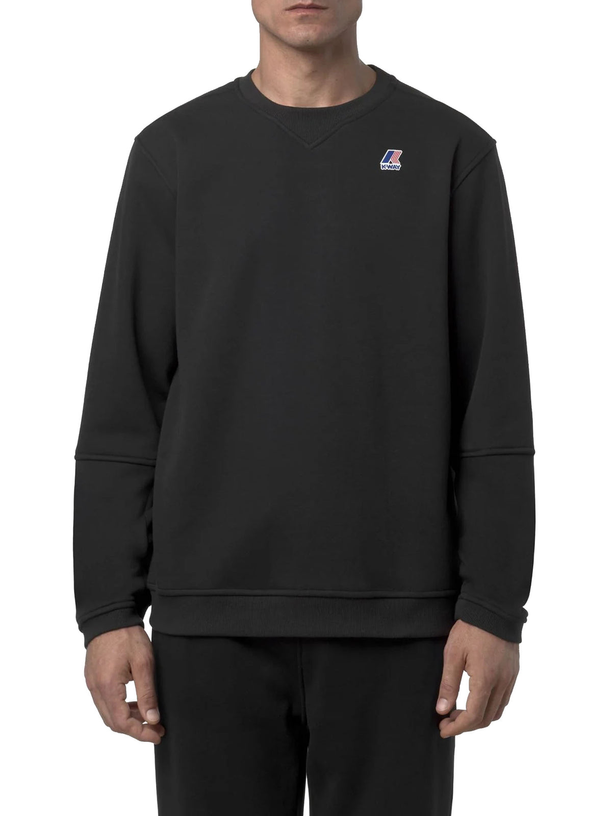 K-way Felpa Nael Brushed Pc Nero