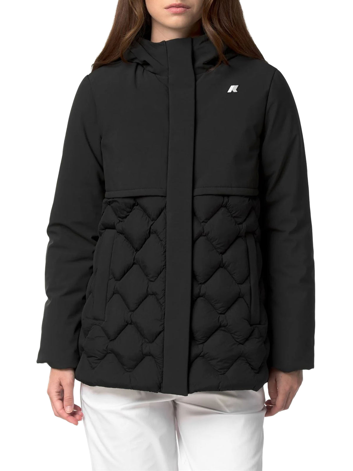K-way Giacca Siphane Hybrid Warm Shell Nero