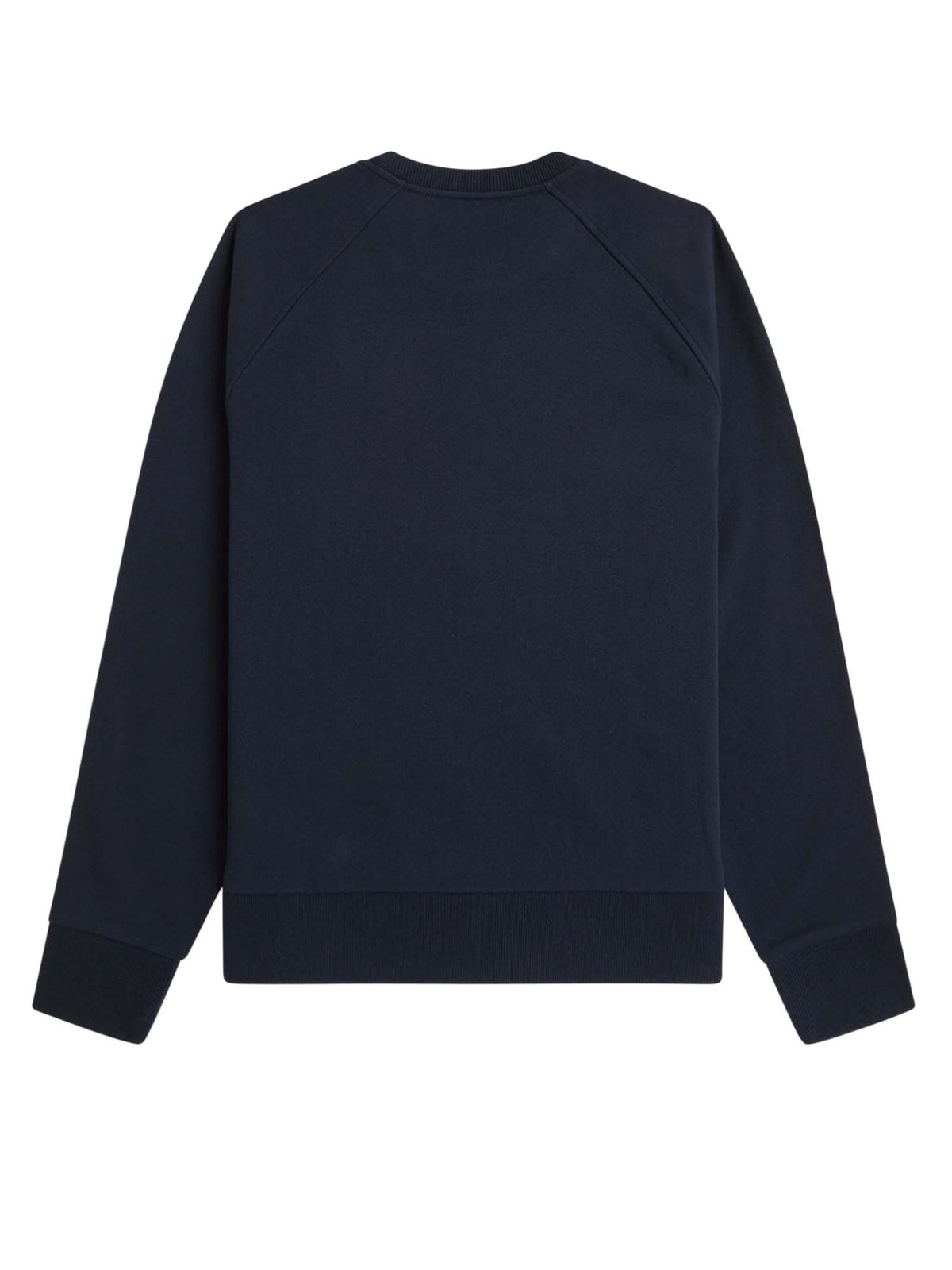 Fred Perry Felpa con applicazione tartan Blu