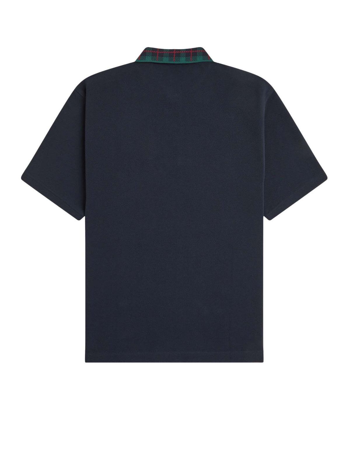 Fred Perry Polo con colletto in tartan Blu