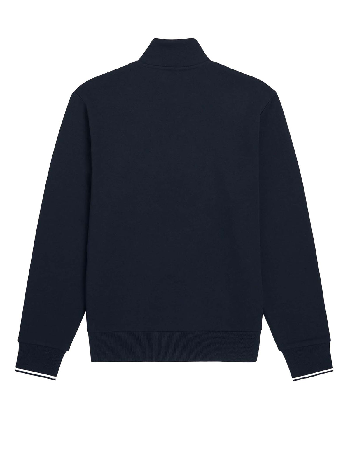 Fred Perry Felpa con mezza zip Blu