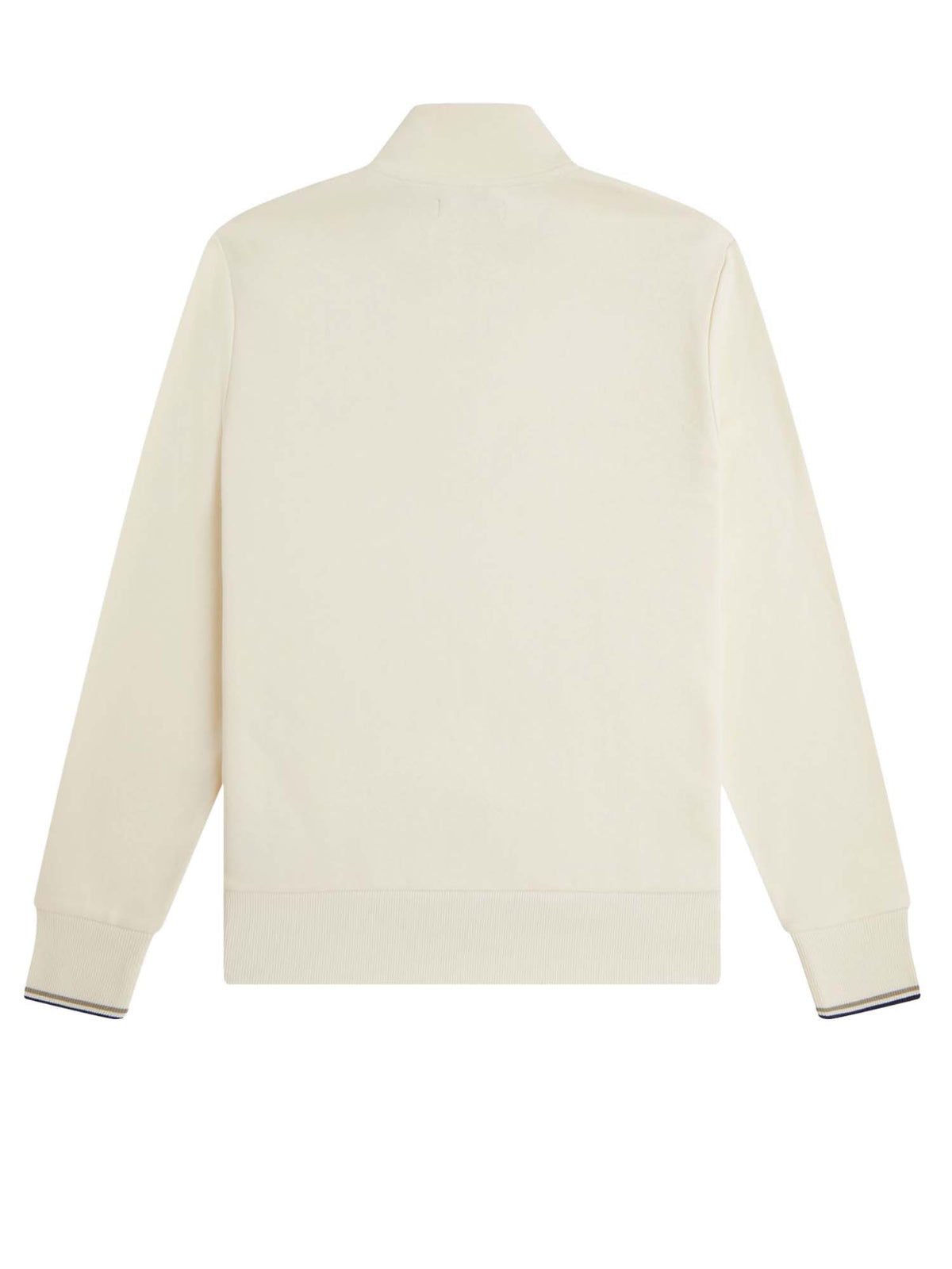 Fred Perry Felpa con mezza zip Bianco