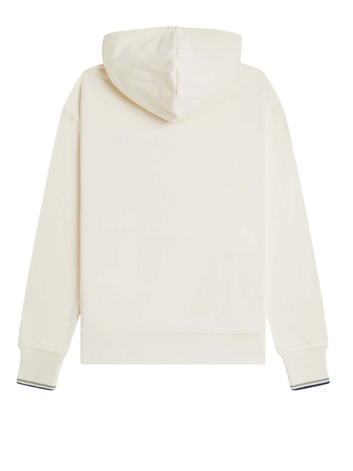 Fred Perry Felpa con cappuccio e doppia riga Bianco