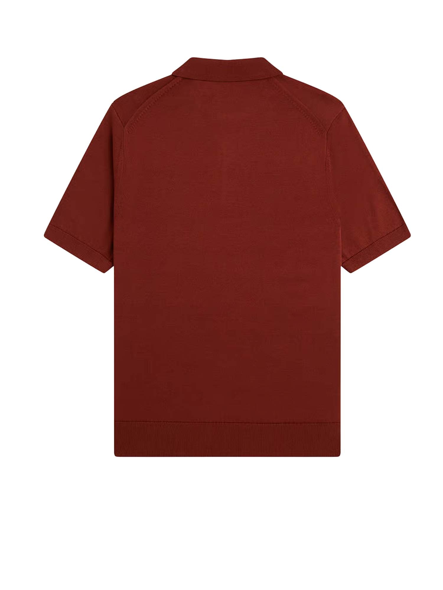 Fred Perry Polo in maglia di cotone Bordeaux