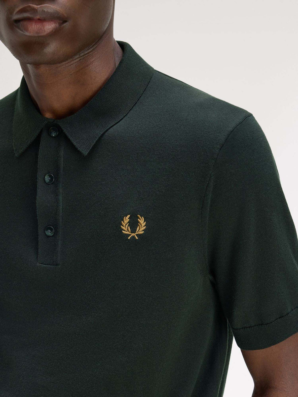 Fred Perry Polo in maglia di cotone Verde