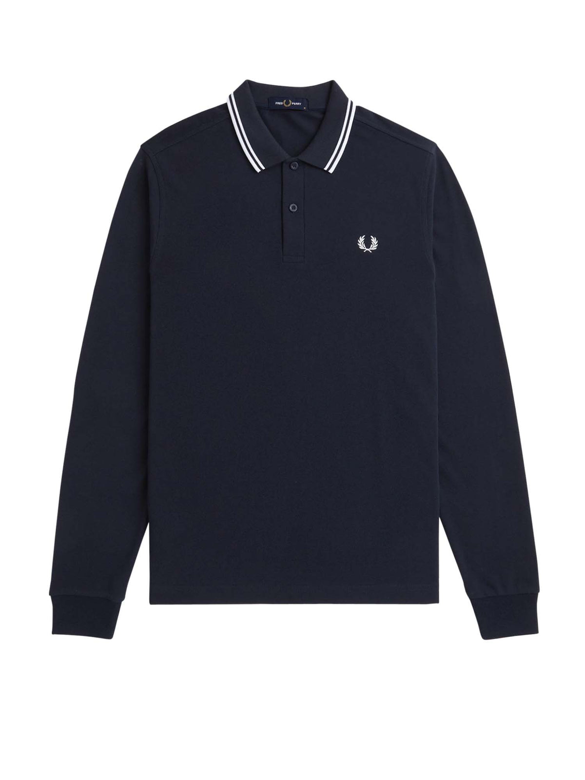 Fred Perry Polo a Maniche Lunghe M3636 Blu