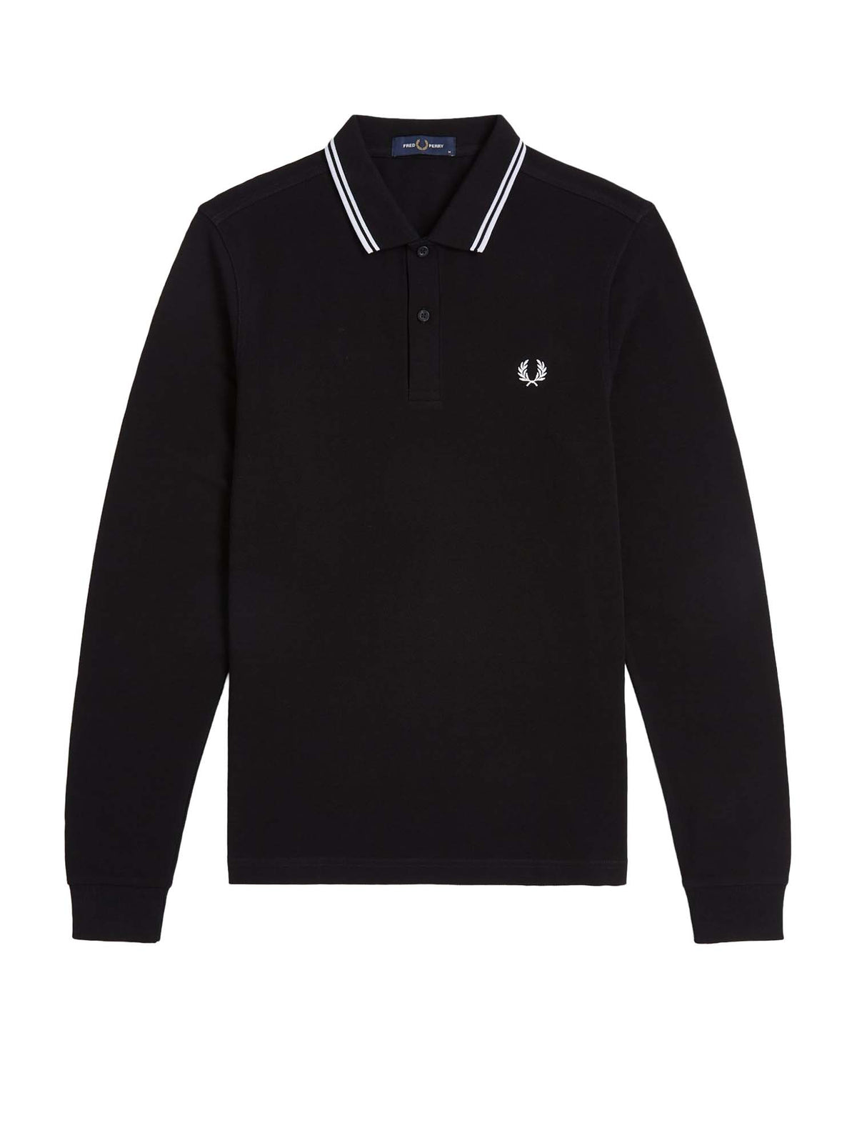 Fred Perry Polo a Maniche Lunghe M3636 Nero