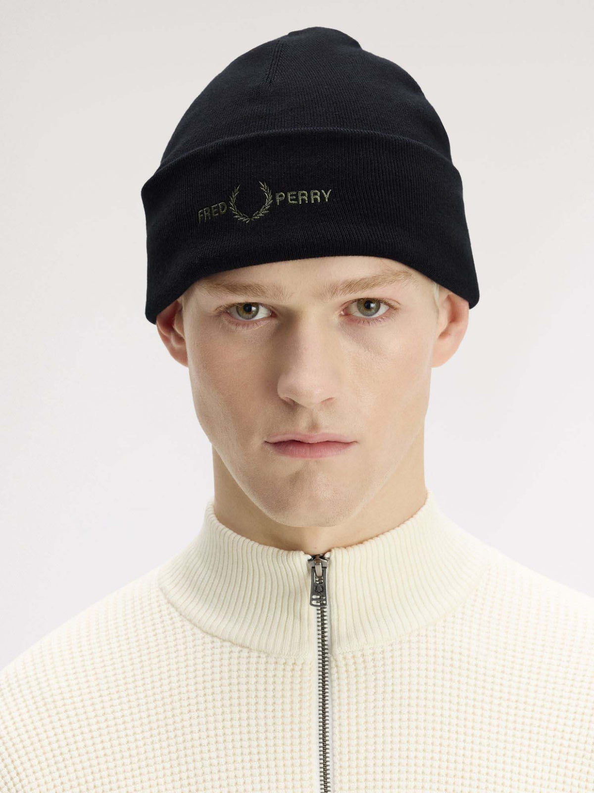 Fred Perry Berretto con grafica Nero