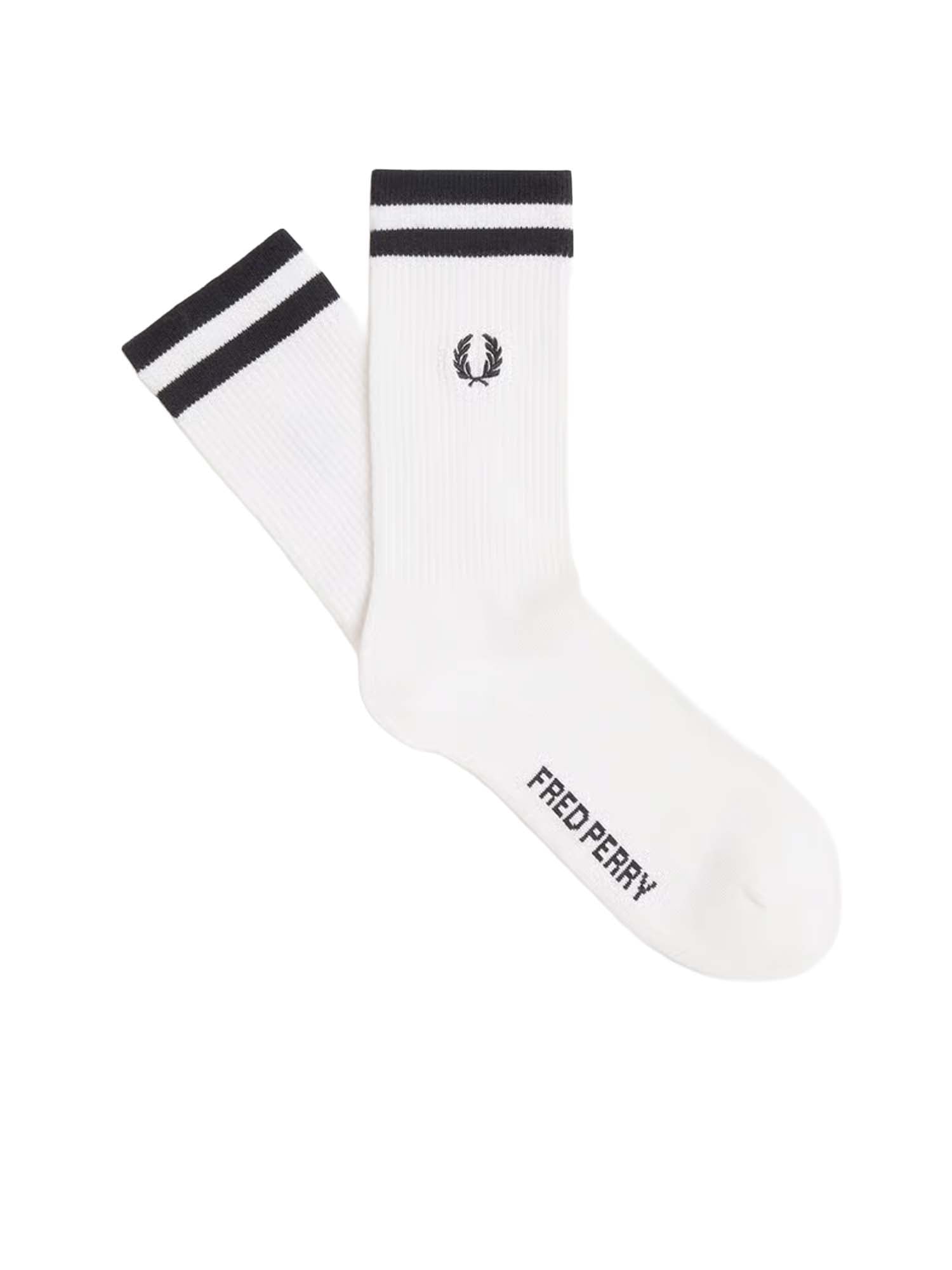 Fred Perry Calzini Da Tennis Con Logo Bianco